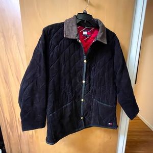 Tommy Hilfiger men’s large black corduroy coat, chore jacket